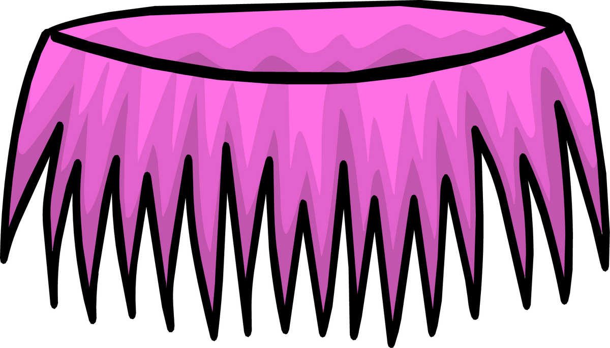 Pink Grass Skirt | Club Penguin Rewritten Wiki | Fandom