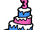 3rd Anniversary Cake Pin