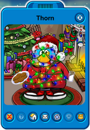 Thorn Player Card - Late December 2020 - Club Penguin Rewritten