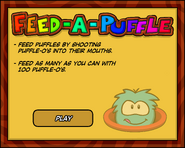 Feed-A-Puffle Start Screen
