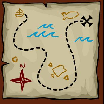 Treasure Map Background