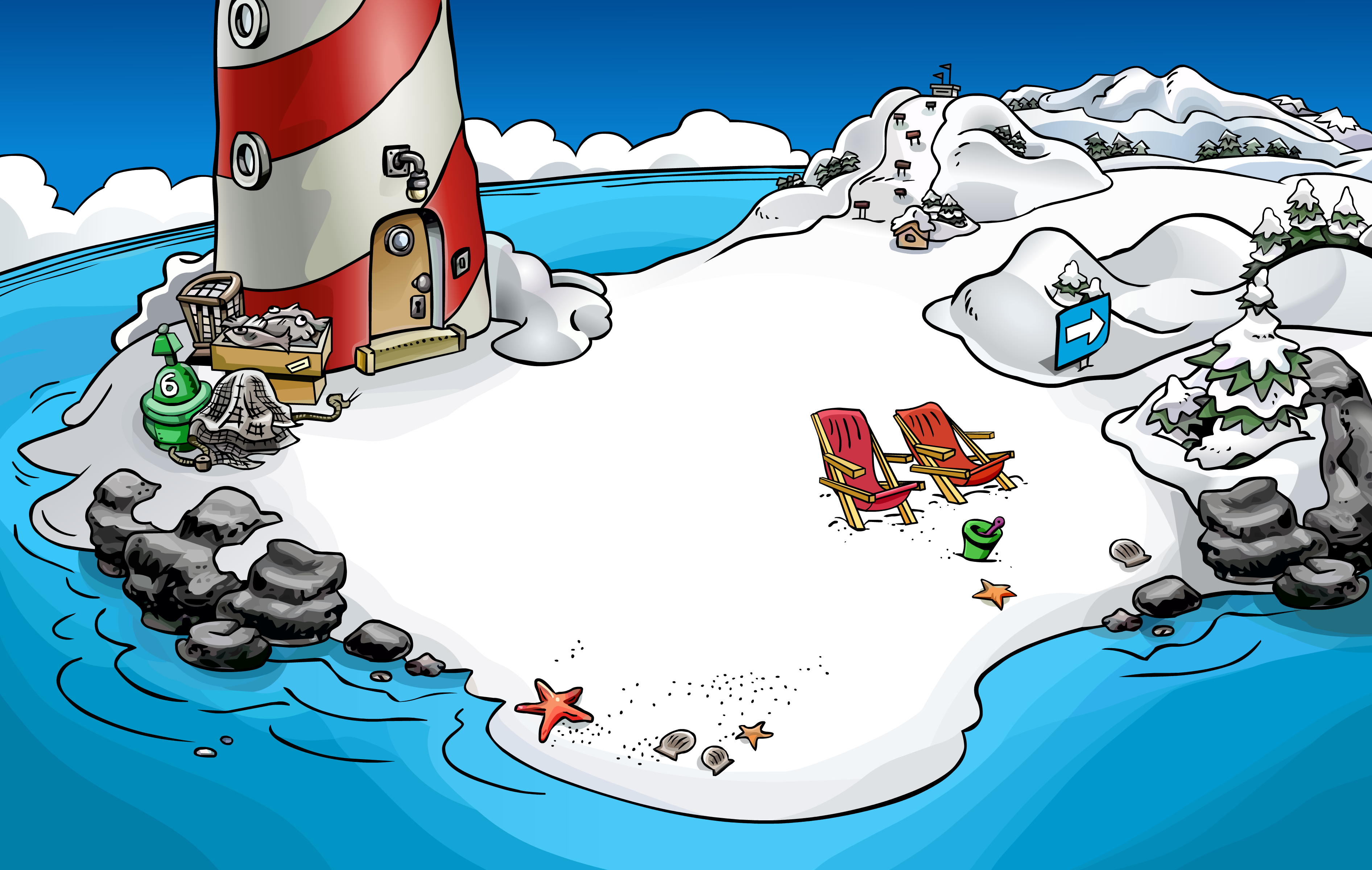 Beach | Club Penguin Rewritten Wiki | Fandom