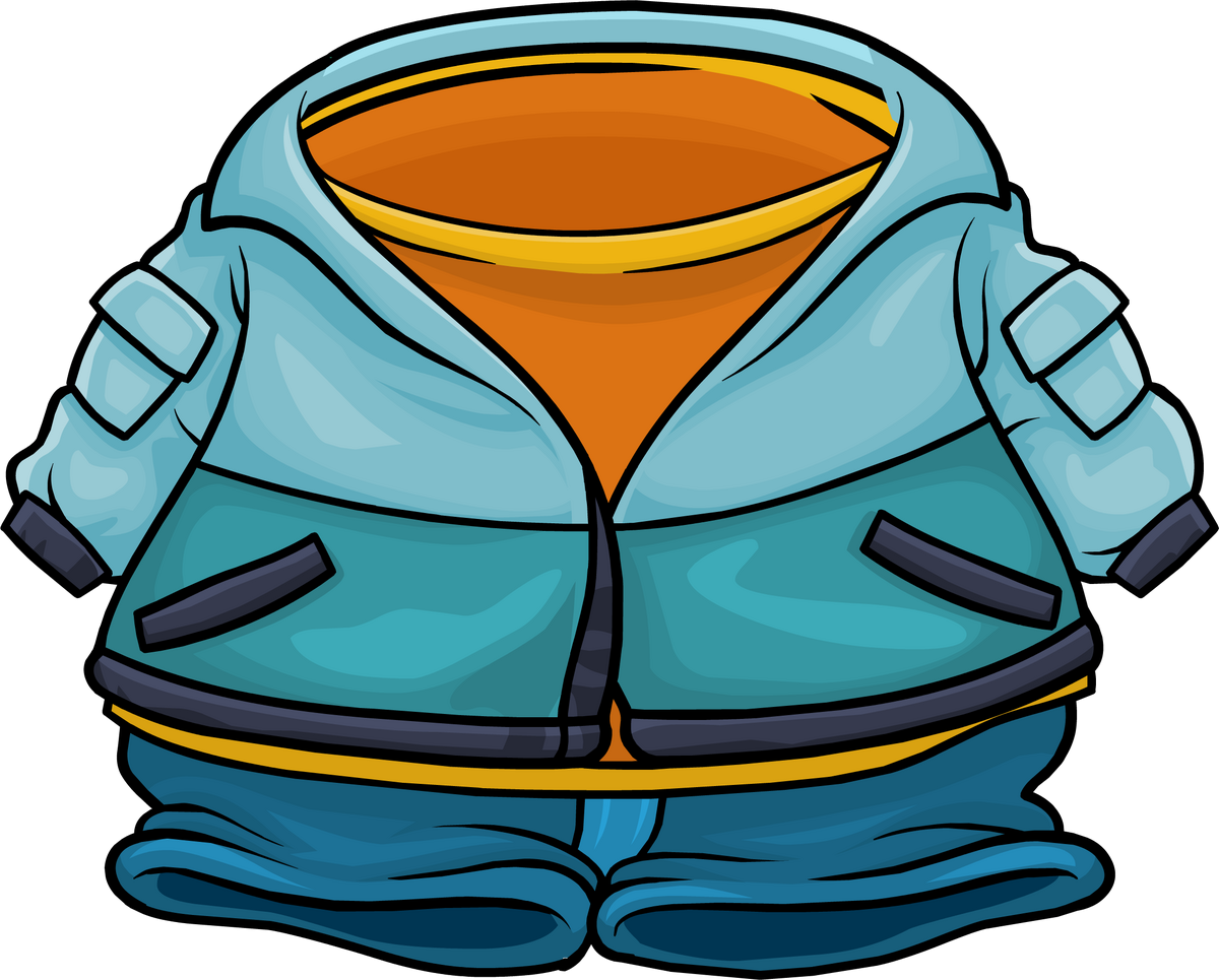 Blue Snow Jacket | Club Penguin Rewritten Wiki | Fandom