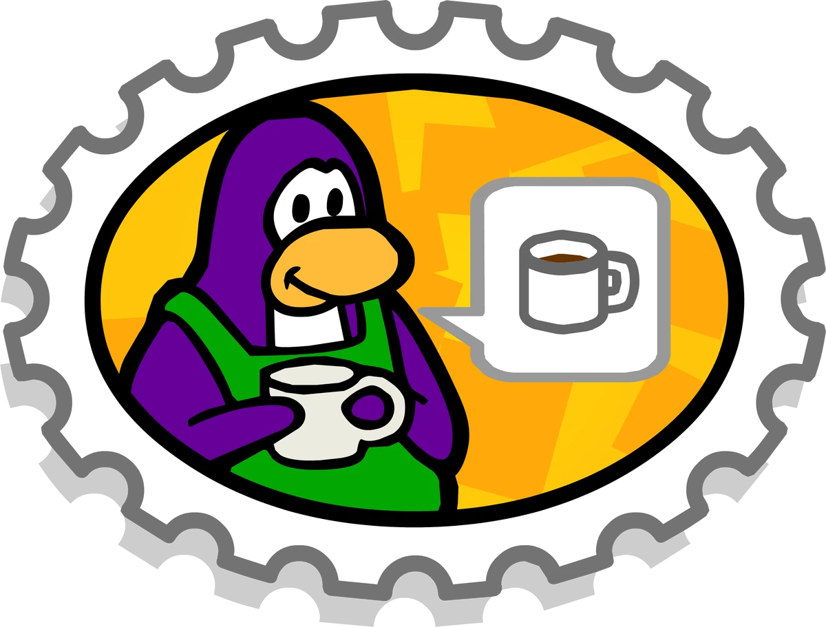Coffee Server Stamp Club Penguin Rewritten Wiki Fandom