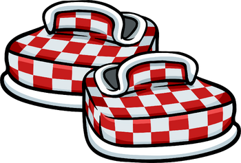 Red Checkered Shoes