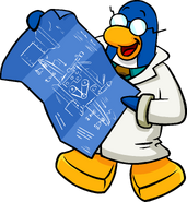 Gary in issue #5 of the Club Penguin Times.