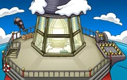 The location of the Orange Puffle Pin.