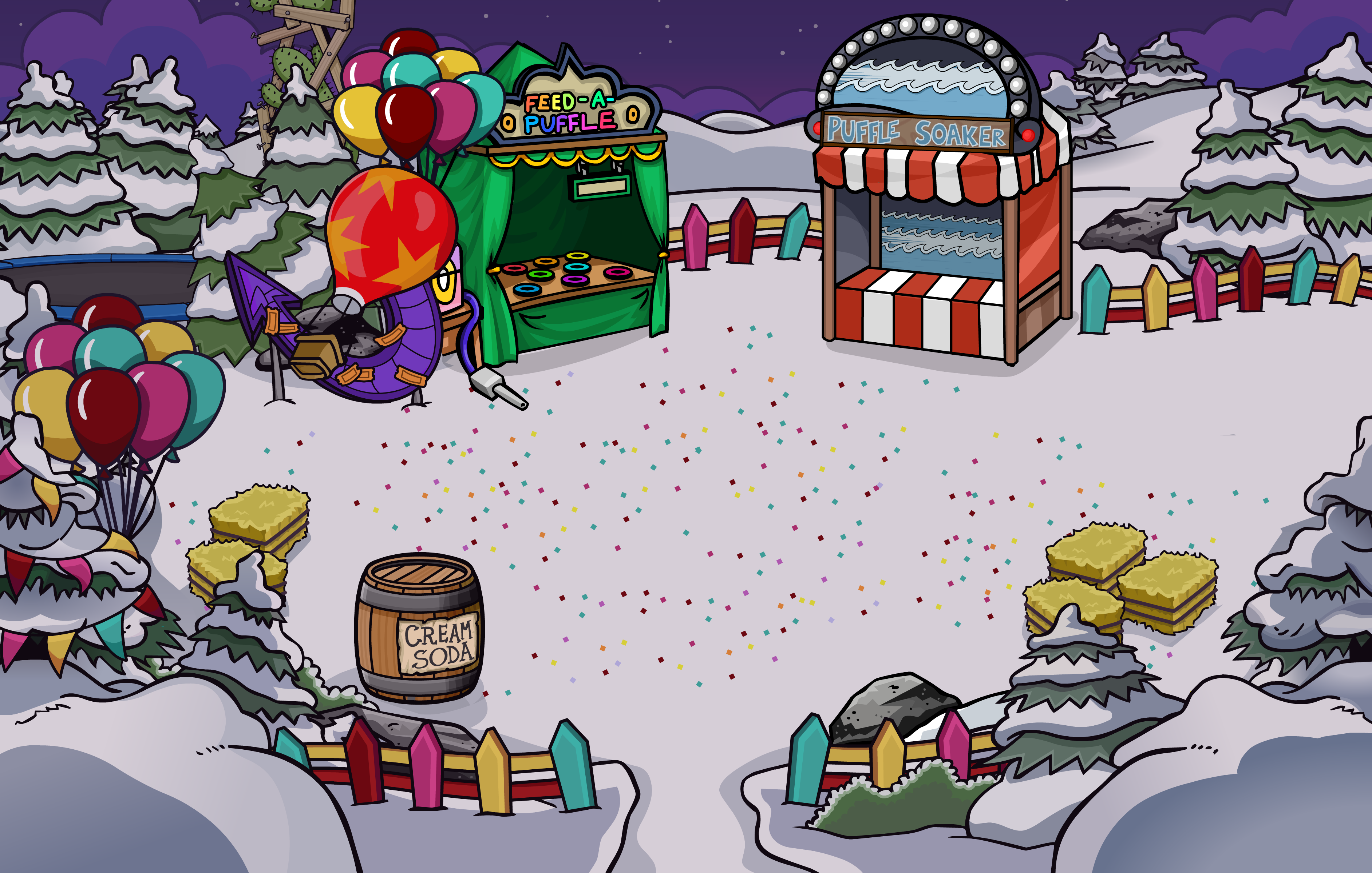 Club Penguin Rewritten on X: One of our main rooms for the upcoming  Hollywood Party! ⭐️  / X