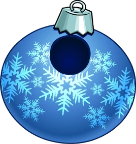 Blue Snowflake Bauble