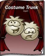 The Costume Trunk during Quest for the Golden Puffle in 2017.