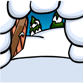 Igloo Door Background