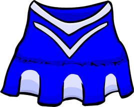 Blue Cheerleader Outfit