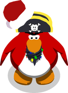 Rockhopper during the Holiday Party 2019 in-game.