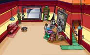 Earlier version of the Coffee Shop for the Club Penguin 14th Anniversary Party 1.