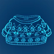 Cozy Knitted Sweater concept art.