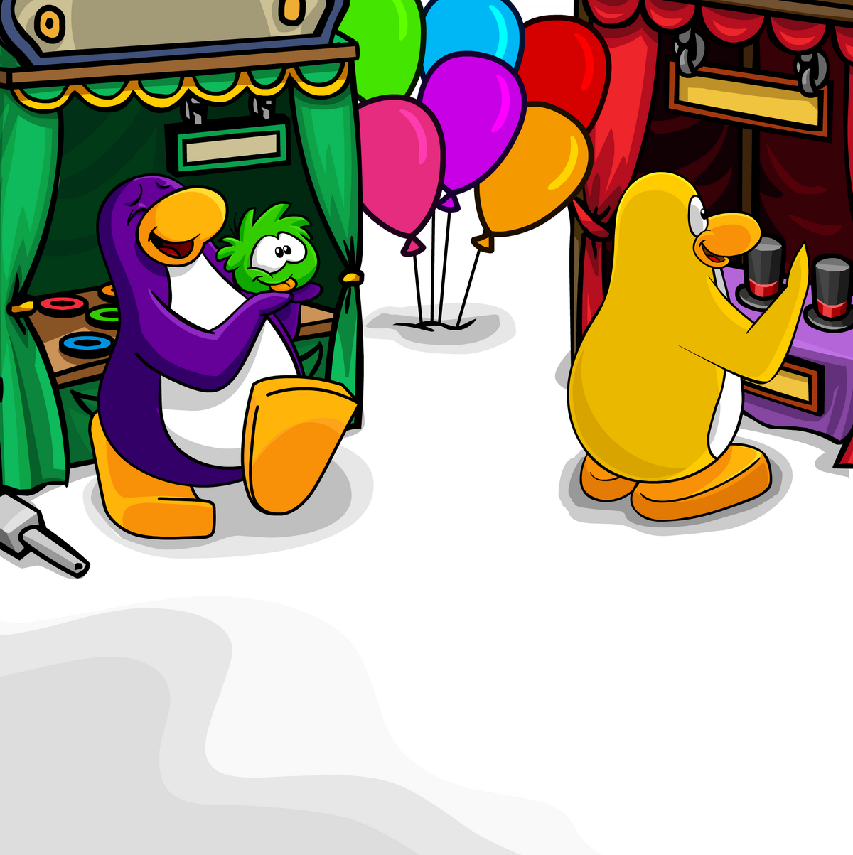 Aurora Background, Club Penguin Rewritten Wiki