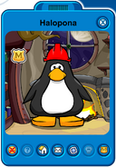 Halopona Player Card - Mid July 2019 - Club Penguin Rewritten