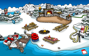 The location of the Beach Day Pin during the Water Party 2020.