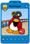 Rockhopper's old Player Card.