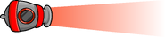 Puffle starta röd kanon