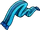 Blue Striped Scarf (ID 3012)