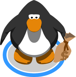 club penguin money bag