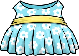 Blue Floral Dress