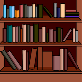 Bookshelves Background