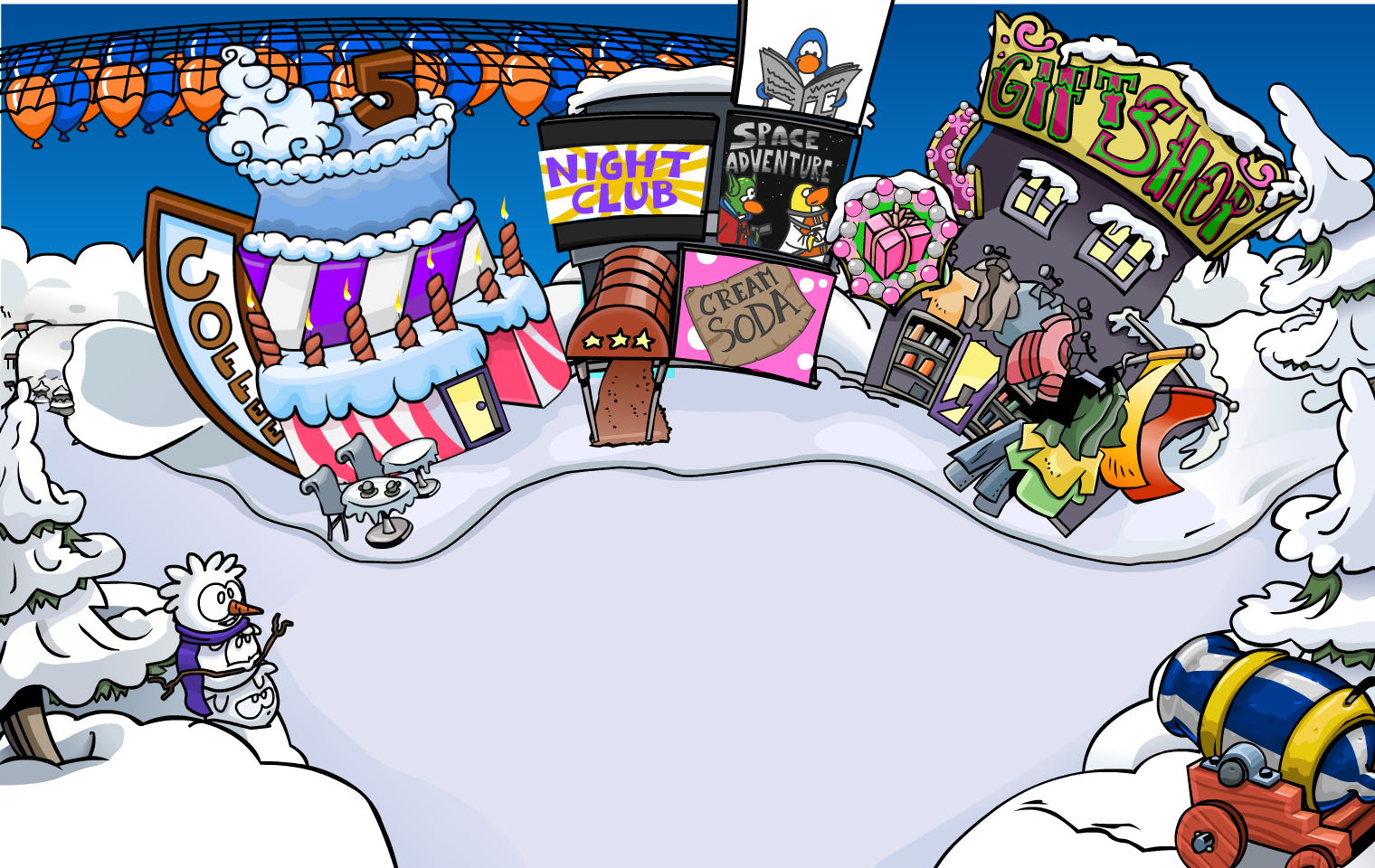 Party Rooms, Club Penguin Wiki