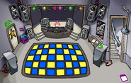 Cadence dancing at the Night Club during the Waddle On Party.