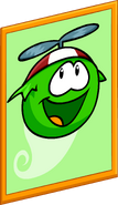 Green Puffle Poster sprite 001