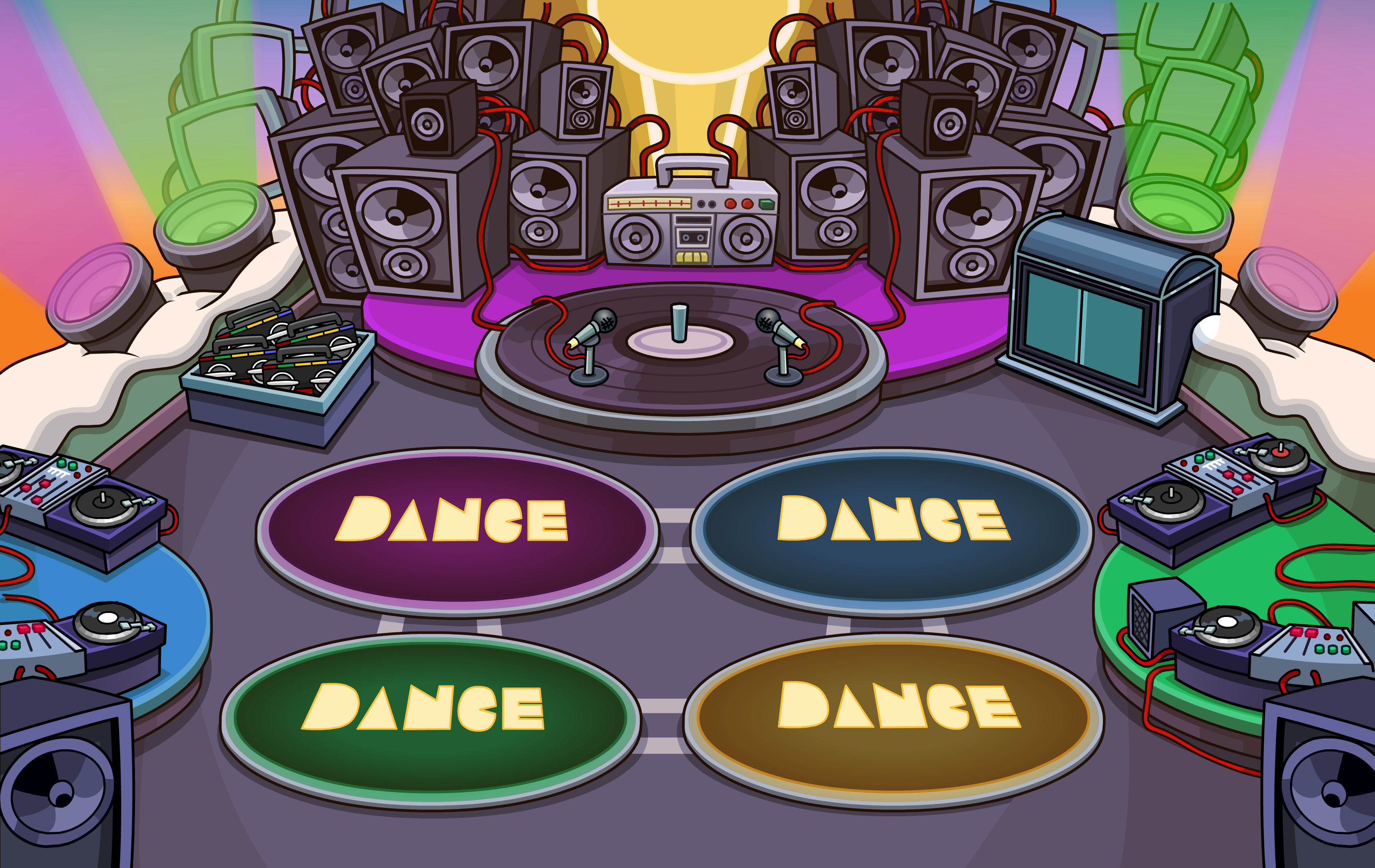 CP Rewritten: Dance Lounge to be Modernised – Club Penguin Mountains