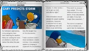 Gary predicting The Great Storm of 2017 as seen in issue #31 of the Club Penguin Times.