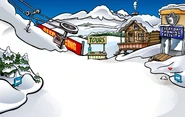 The location of the Gem Pin after the Island Adventure Party: Rockhopper's Quest.