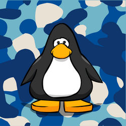 Blue Camo Background, Club Penguin Rewritten Wiki