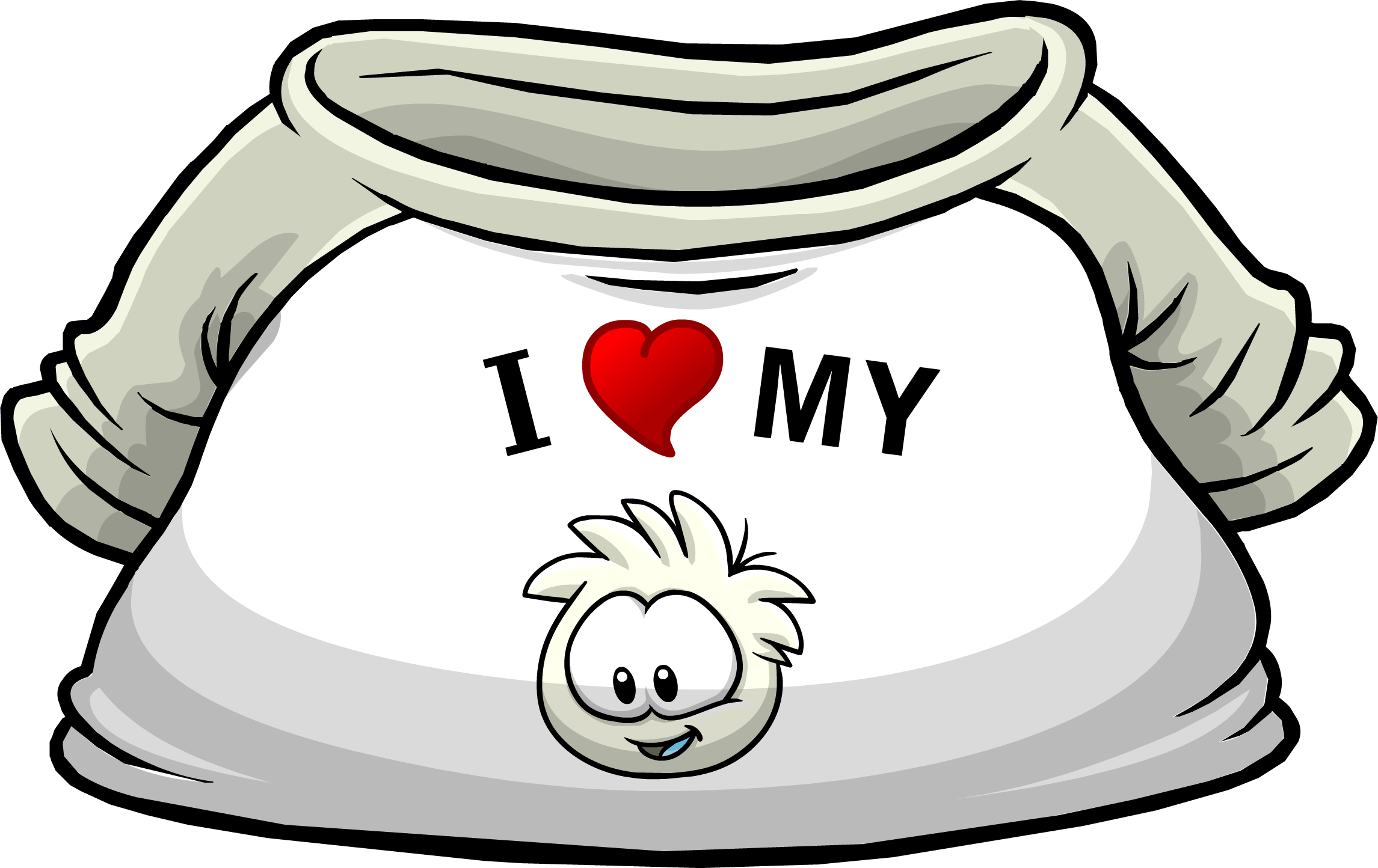 I Heart My White Puffle T-Shirt | Club Penguin Rewritten Wiki | Fandom