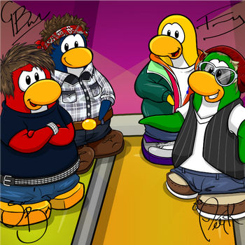 Aurora Background, Club Penguin Rewritten Wiki