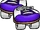 Purple Rollerskates