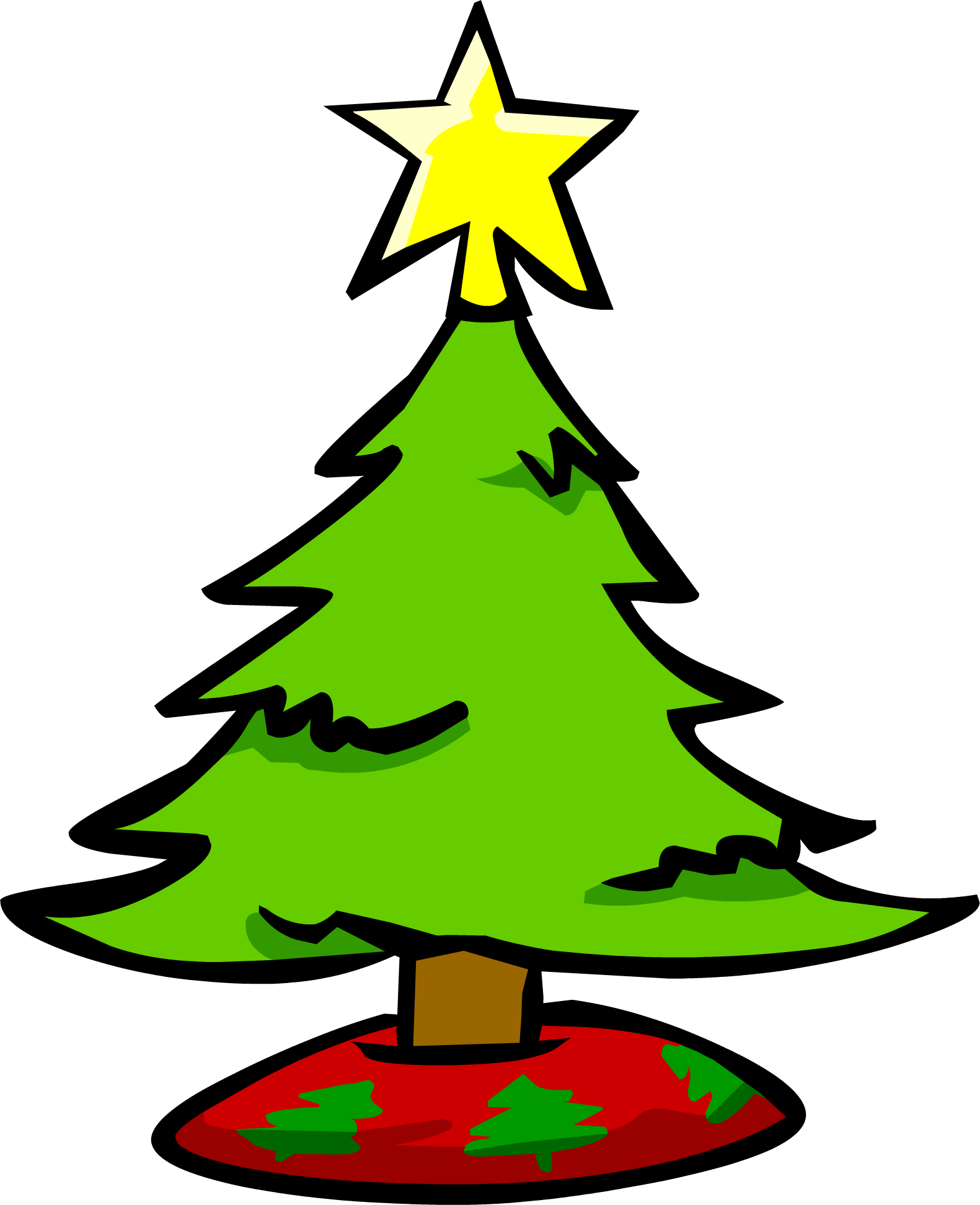 a small christmas tree