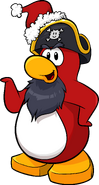 Rockhopper's Christmas background artwork.