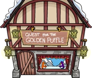 Quest for the Golden Puffle Outside Medieval Party 2017.png (930 KB) Quest for the Golden Puffle during the Medieval Party 2017