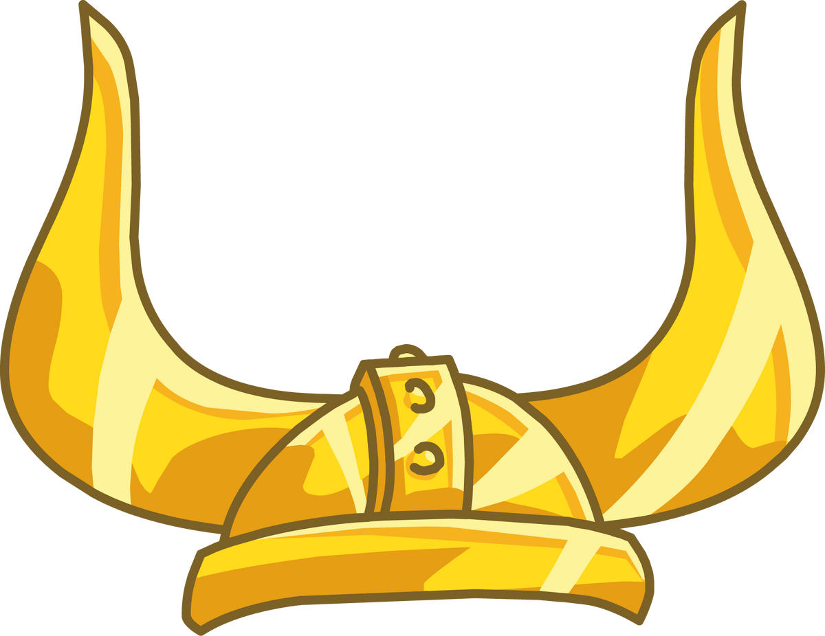Viking Helmet Gold Viking Helmet Gold