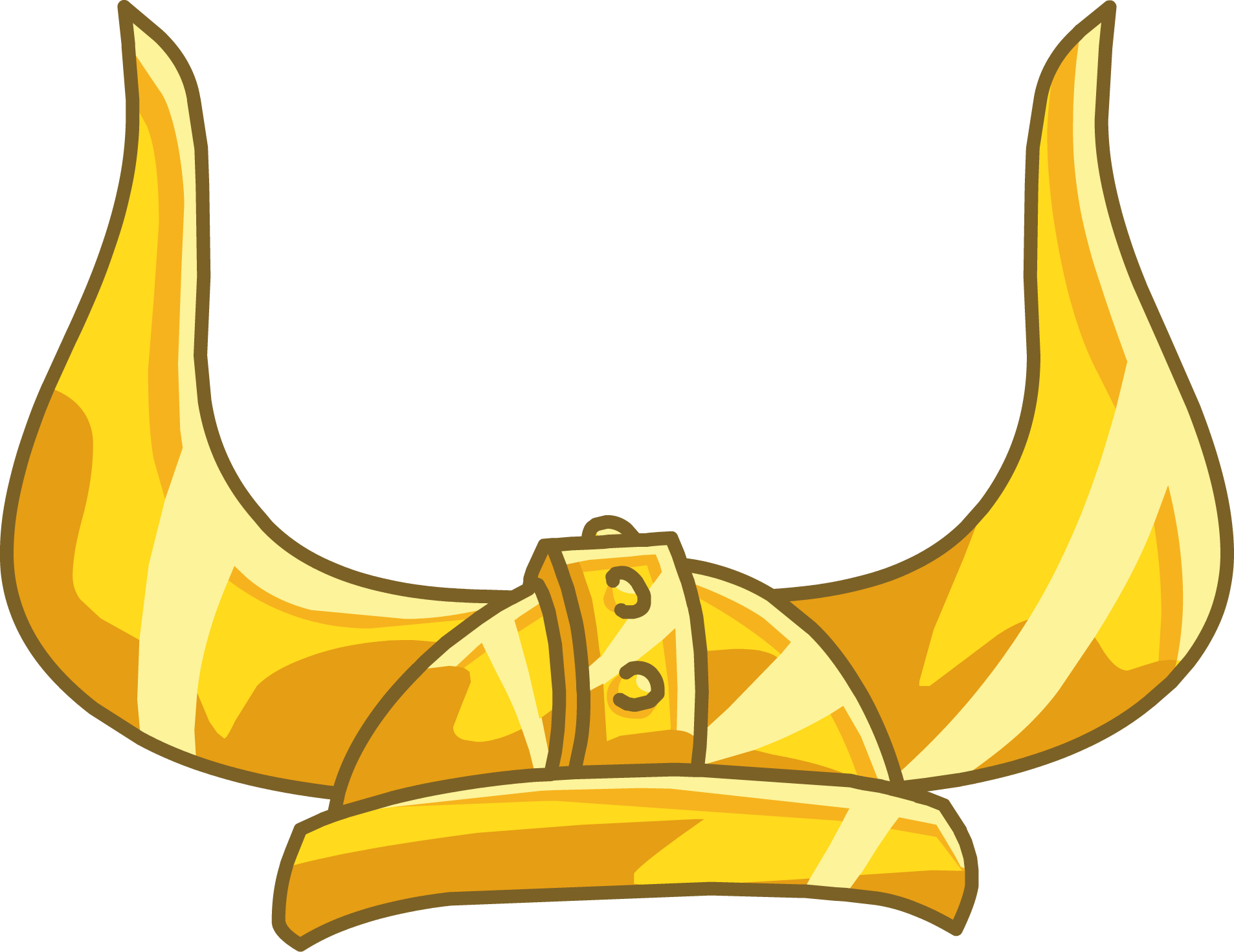 Viking Helmet Gold Viking Helmet Gold