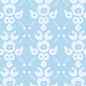 Puffle Print Background