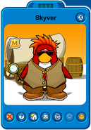 Skyver Player Card - Early June 2019 - Club Penguin Rewritten