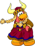 As seen in the July 2017 and the November 2019 Costume Trunk catalogs, along with the Jewelled Viking Helmet.