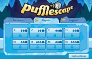 Pufflescape Depths Levels Selection