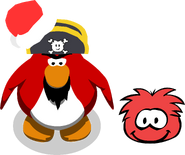 Rockhopper during Holiday Parties in-game.