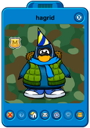 Hagrid Player Card - Early December 2018 - Club Penguin Rewritten