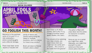 An article about the party in issue #99 of the Club Penguin Times.